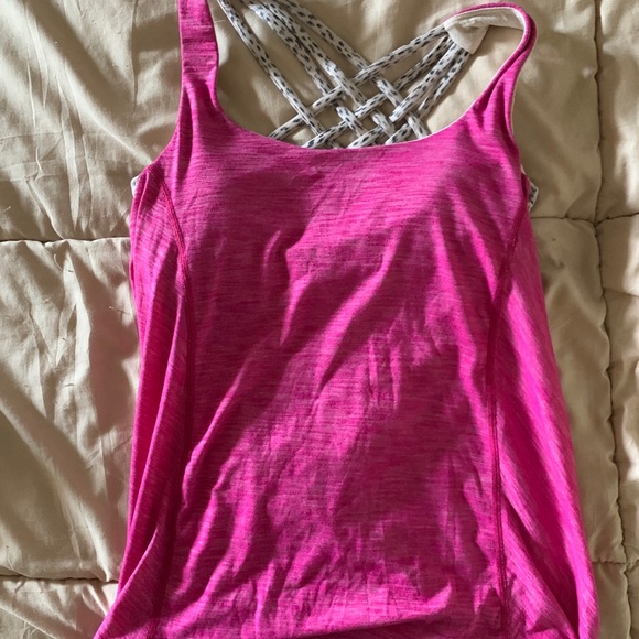 Lululemon Tank Top Racerback Built In Sports bra - Picture 3 of 6